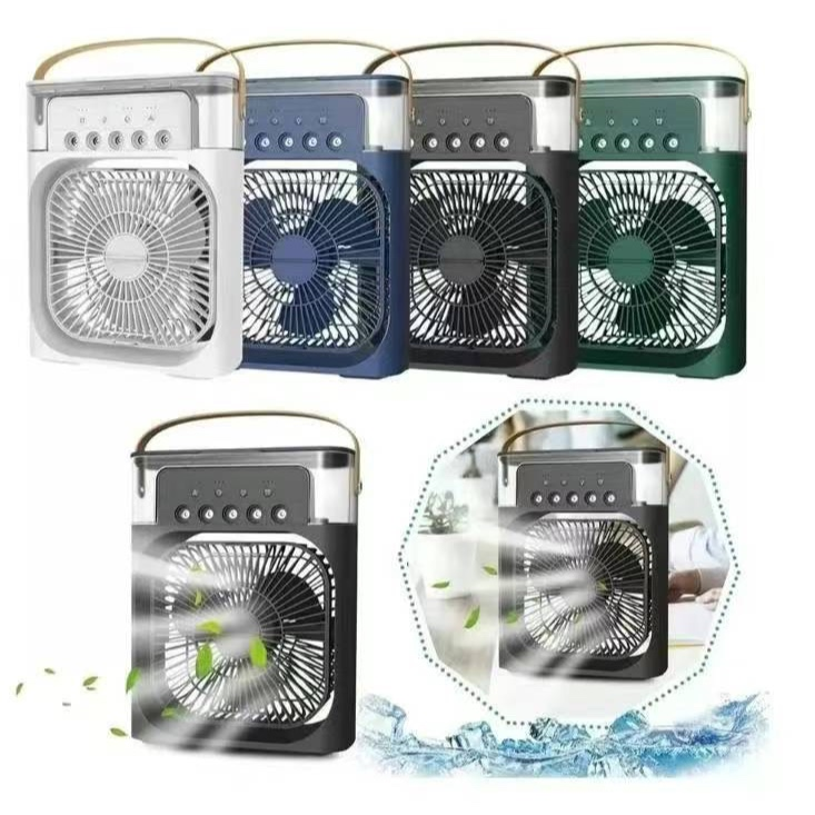 Mini Ar Condicionado - Climatizador - Umidificador  - Ventilador Portátil USB Led