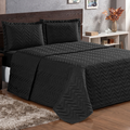 Kit Colcha Cobre Leito Luxo Matelado - Solteiro - Casal - Queen