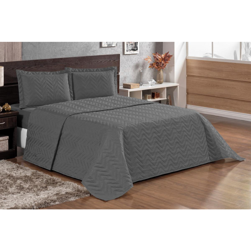 Kit Colcha Cobre Leito Luxo Matelado - Solteiro - Casal - Queen