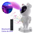 Luminária Astronauta Projetor Galáxia – Leve o universo para dentro do seu quarto!