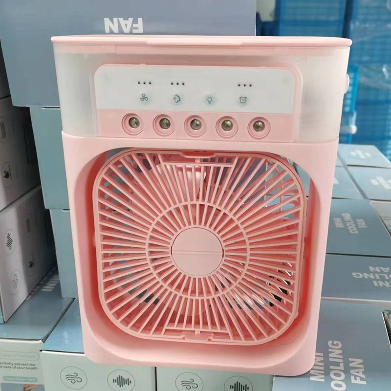 Mini Ar Condicionado - Climatizador - Umidificador  - Ventilador Portátil USB Led