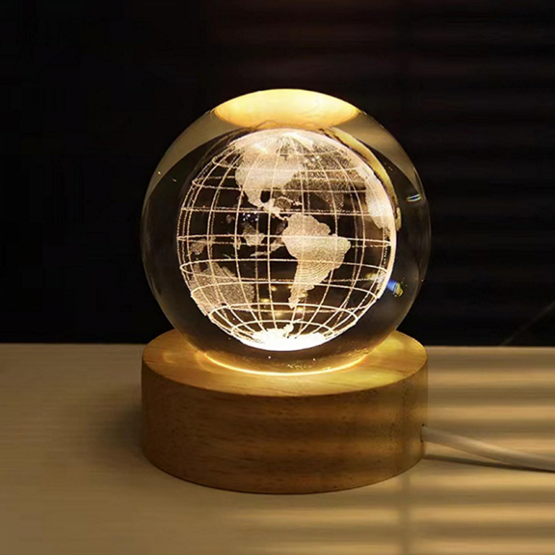 Luminária Cristal de Mesa LED