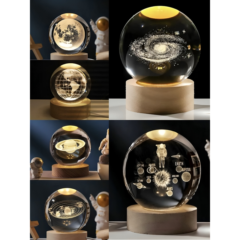 Luminária Cristal de Mesa LED