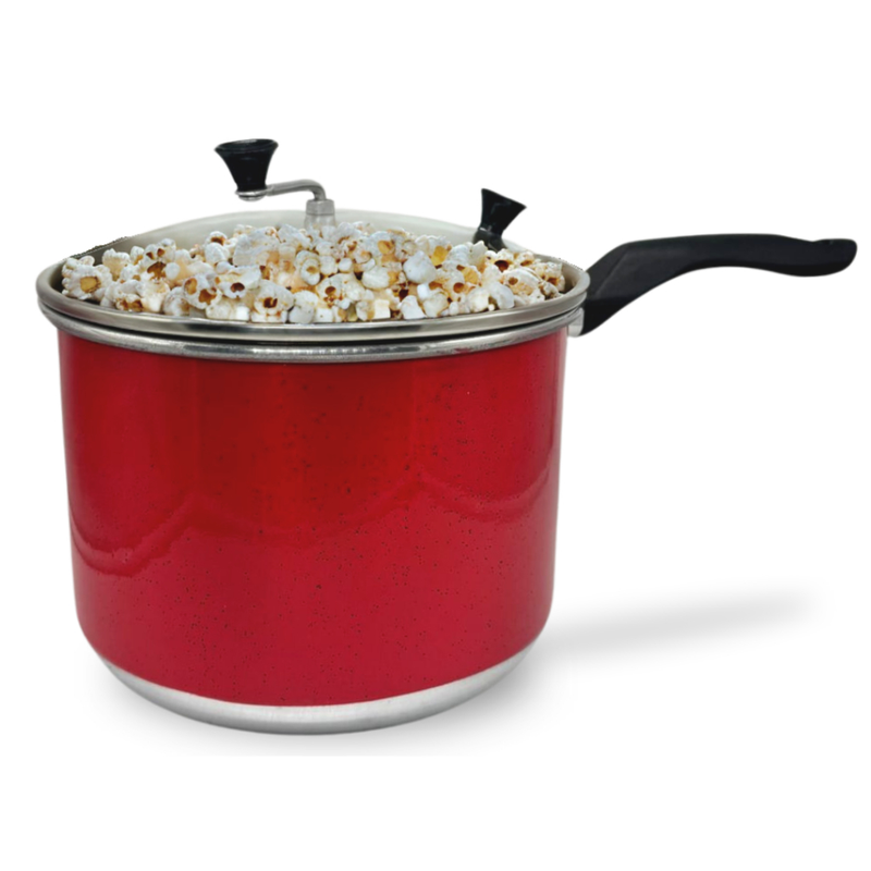 Panela Pipoqueira N°20 Alumínio com Tampa de Vidro 4 Litros(Pipoqueira de Aluminio)