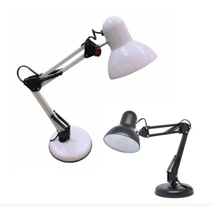 Abajur Luminária Mesa Base Flexível Dobrável Articulável com GARRA 8088