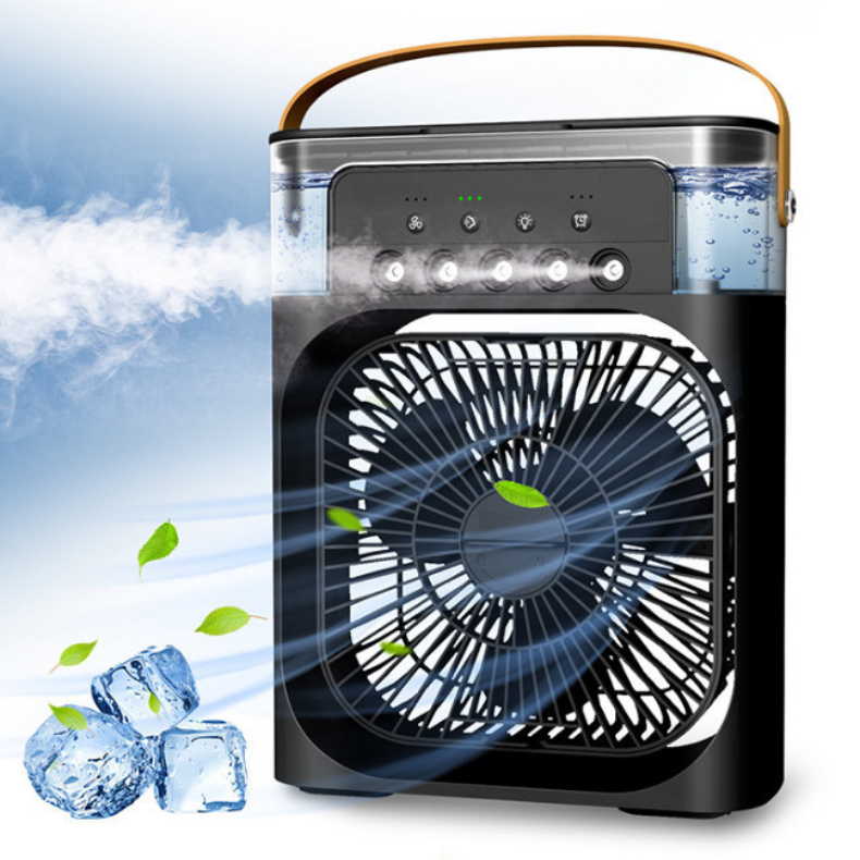 Mini Ar Condicionado Climatizador Umidificador Ventilador Portátil USB Led 