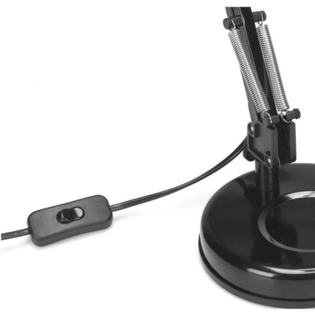 Abajur Luminária Mesa Base Flexível Dobrável Articulável com GARRA 8088